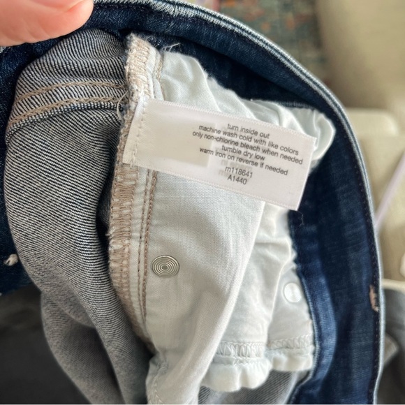 Lane Bryant Jeans Women's 26 Raw Hem Distressed Mid-Rise Cropped Flare - Picture 9 of 10